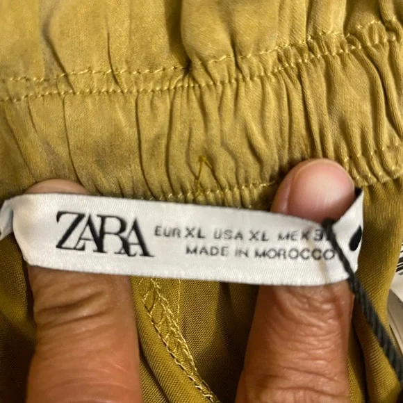 Zara Women's green  Cargo Pants - Picture 3 of 6